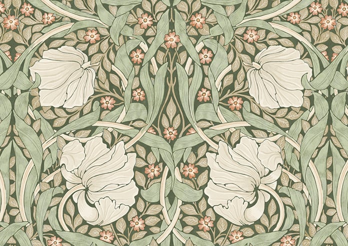 William Morris At Home Pimpernel, Nettle - Twist&Fit Roller Blind - Image 6